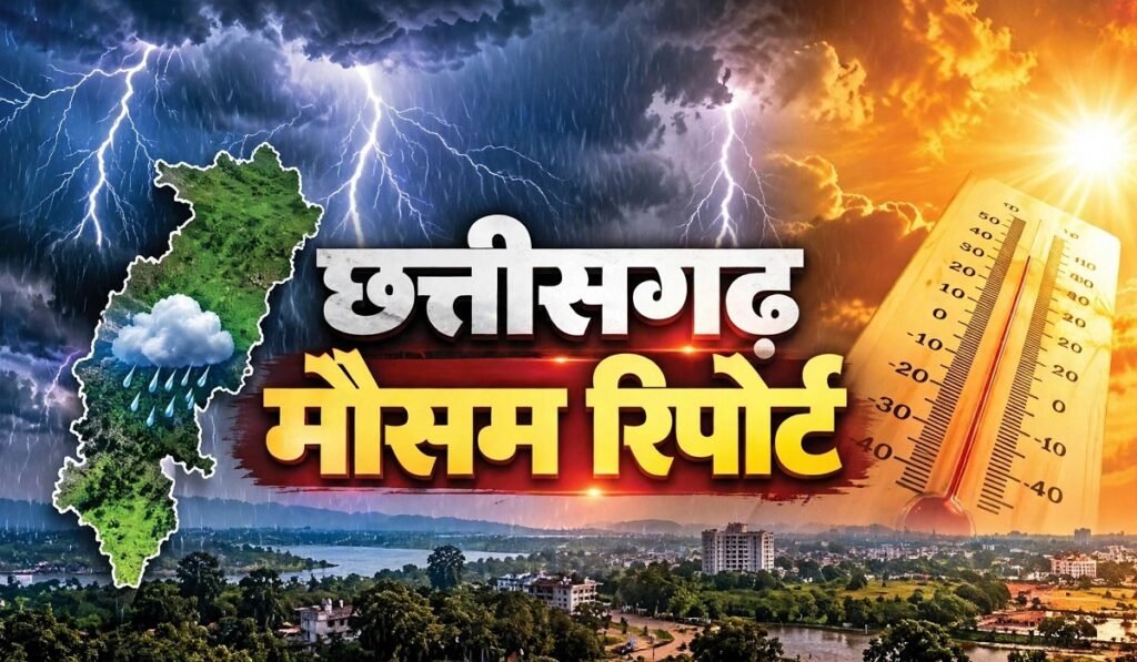CG Weather Update: छत्तीसगढ़ में बारिश के बाद फिर बढ़ेगी गर्मी, मौसम विभाग ने दिया ताजा अपडेट Untitled 473