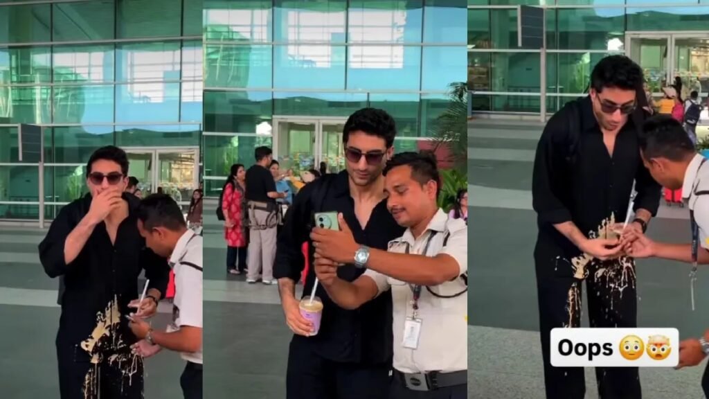 Selfie लेते वक्त Ibrahim Ali Khan के साथ हुआ कांड, कपड़ों पर गिरी कॉफी तो ऐसा था रिएक्शन Untitled 8